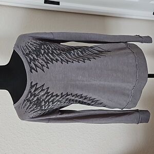 Rock & Republic Wings Long Sleeve Sweatshirt